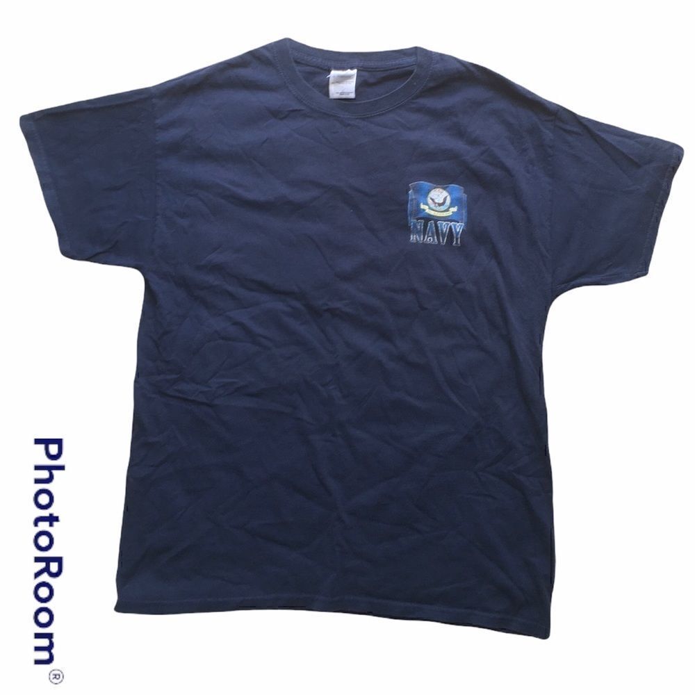 Vintage USA Navy T shirt - Picture 5 of 5